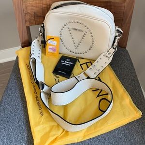 Mario Valentino cross body leather purse NWT